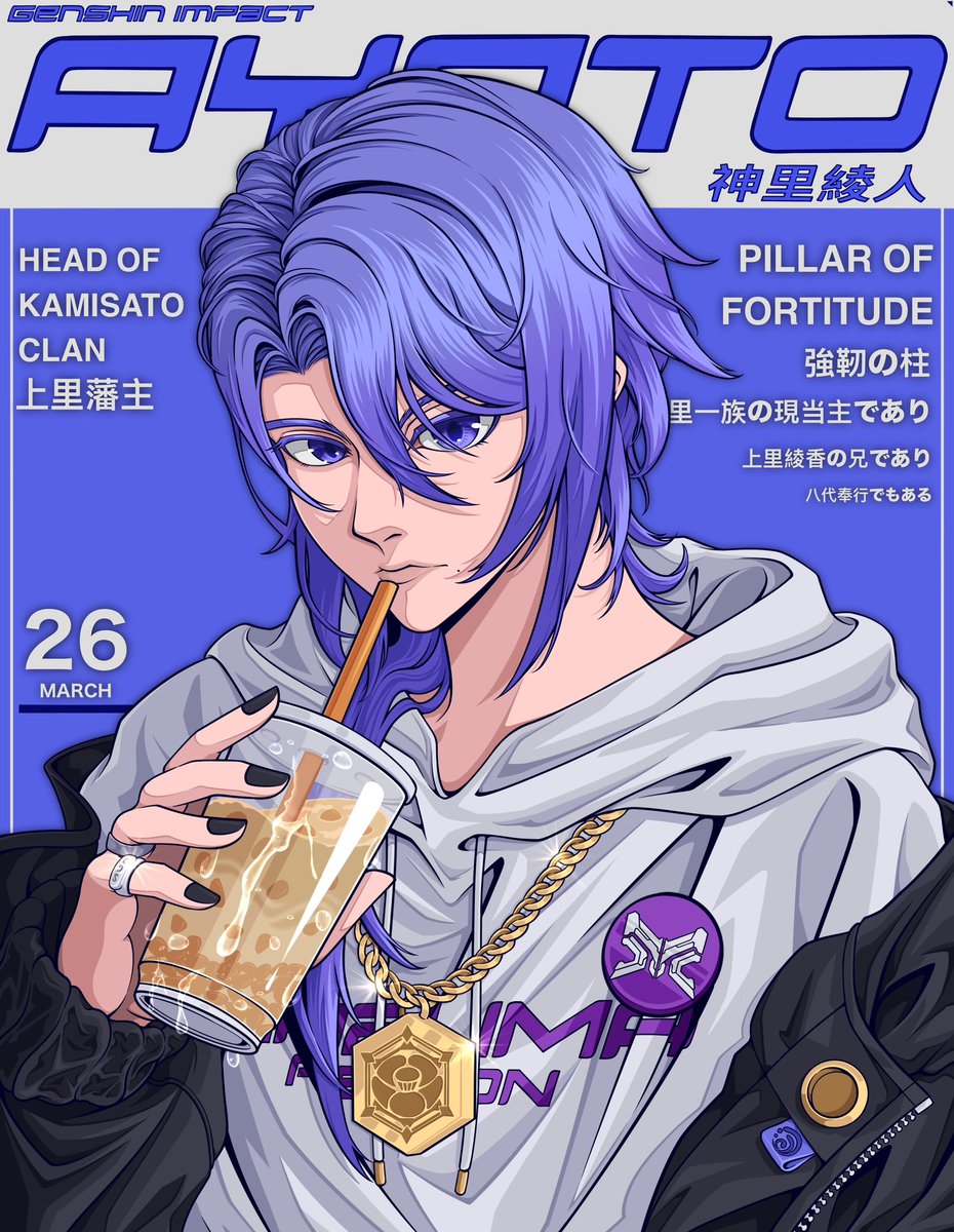 Minami14R's tweet photo. New collection on my POD website
Genshin Impact
- Kamisato Ayato
- Tartaglia
- Neuvilette

Kamisato Ayato

#GenshinImpact #kamisatoayato #animefanart #gamefanart #streetculture #covermagazine #lifestyle #printondemand https://t.co/ypdha5Qfr9