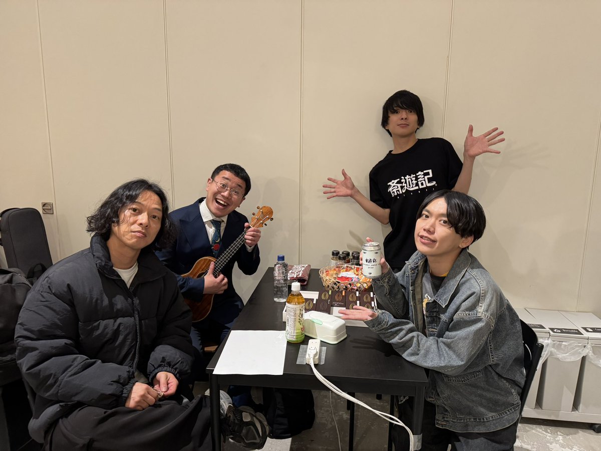 pa_mataisa's tweet photo. #斎遊記 -難波編-
お越し頂いた方、ありがとうございました！
2日ともめちゃくちゃ楽しすぎました😭

GENさんも将司さんも宏介さんもスタッフさんもみんな素敵すぎて優しすぎて最高すぎる2日間でした🙇‍♂️
あっという間すぎた... https://t.co/xaIEL4sCBu