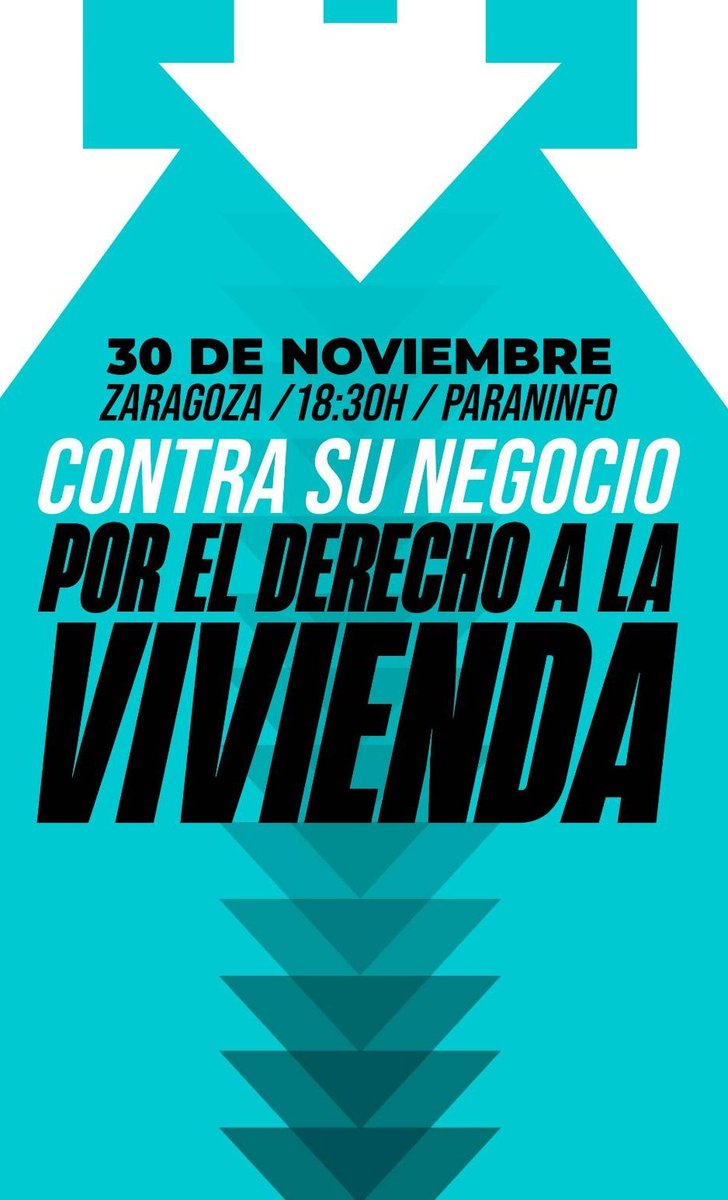 InquilinasZgz's tweet photo. 📢📢HOY SALIMOS A LAS CALLES

Para defender nuestro derecho a una vivienda digna. Contra el rentismo y la especulación: únete a nosotrxs y organízate.
#30N #ContraSuNegocioPorElDerechoALaVivienda https://t.co/BqpKPRxIyb
