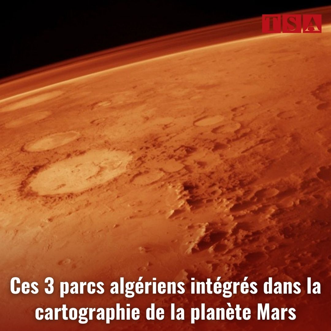 À l’initiative du Pr Noureddine Melikechi, trois célèbres parcs naturels algériens ont été intégrés dans la cartographie de la planète Mars.
➡️L’article complet dans le premier commentaire