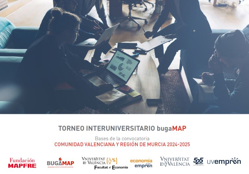 🧩#EcosistemaUV #EconomiaEmprén | La Preincubadora de la <a href="/fdeconomiauv/">Facultat d'Economia</a> ha obert el termini per a participar en el Torneig Interuniversitari d'estratègia empresarial (#bugaMAP) que impulsa la <a href="/fmapfre/">Fundación MAPFRE</a> <a href="/MAPFRE_ES/">MAPFRE España</a>
📅 Inscripció fins al 1️⃣1️⃣ desembre‼️
ℹ️ uv.es/uv-empren/ca/n…