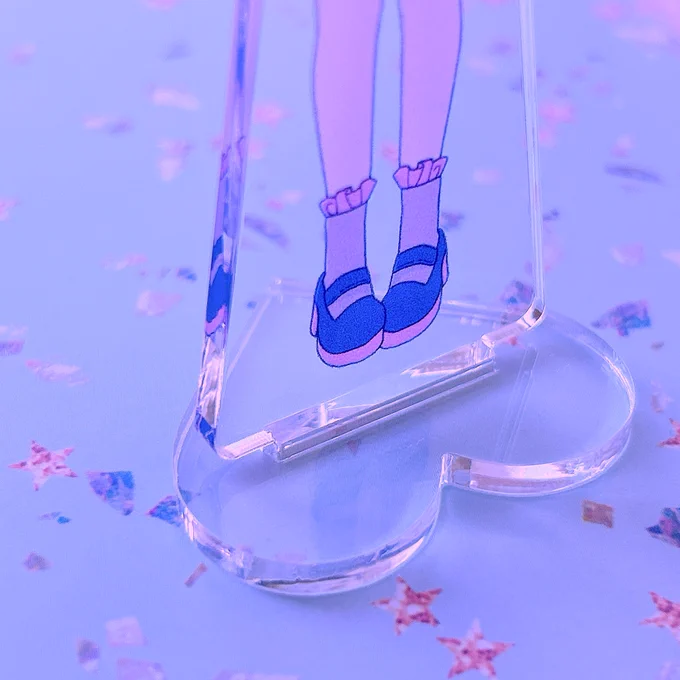 inverted angel予約販売受付中・彼女ちゃんアクリルスタンド・ハート型缶バッチ(2種類)の予約販売を開始しました!よろしくお願いします※グッズの発送には二週間前後お時間いただきます※売り切れた場合は追加を予定しています#invertedangel #いんばね  