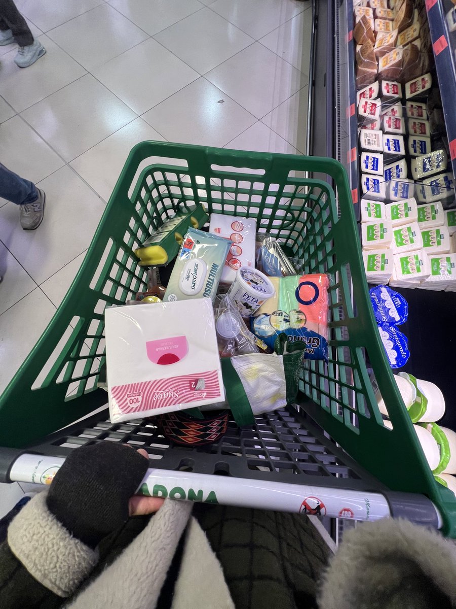 Ser adulto es entrar al supermercado por una cosa y coger un carrito