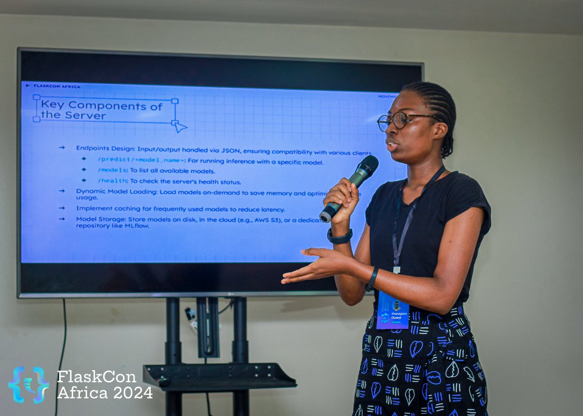 FlaskconAfrica's tweet image. Talk: Flask as a Machine Learning Gateway: Building a Multi-Model Inference Server
Speaker: Ifihanagbara Oluseye

#FlaskConAfrica #FlaskCon