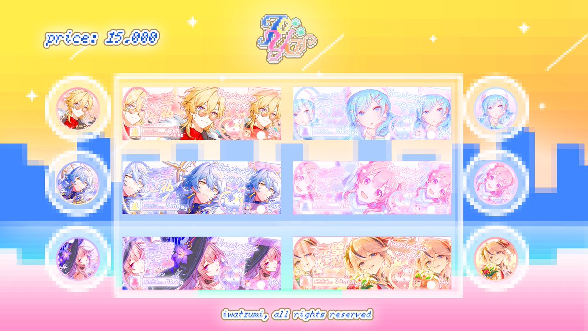 iwatzumi's tweet photo. Help rt? Thank you ❕ 🐈💗

HALOWWW! Toya ada layout ready stock 2d dengan price tertera di pict, bisa sung dm kalau tertarik. payment via QRIS only. 🐾

#zonauang #zonaba https://t.co/tt8i8M9afQ