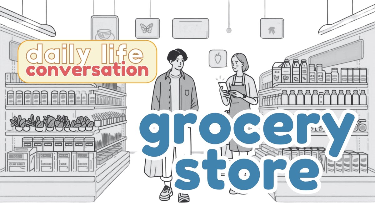 imbrian1287's tweet photo. Daily Life Conversations - grocery store
https://t.co/tADozqqAHq
#englishpodcast #learnenglishpodcast #learnenglish #englishspeakingpractice #groceryshopping #grocerystores https://t.co/pjyTaeVoGQ