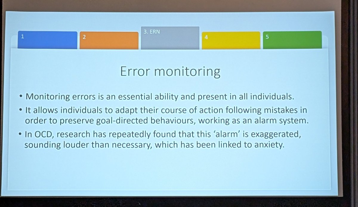 Elegant talk by Dr Ana Maria De Souza on how EEG can help us detect and treat #OCD at <a href="/OrchardOCD/">Info Orchard</a> research conference at <a href="/Ri_Science/">Royal Institution</a>