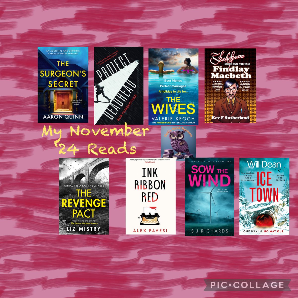 My November reads roundup &amp; my ‘being good to myself’ resolution appears to be working, although I did do a few BETAs too.
Links to all reviews are on my feed 📚

List of books/authors tinyurl.com/ycy9925j

#November24roundup #BookTwitter