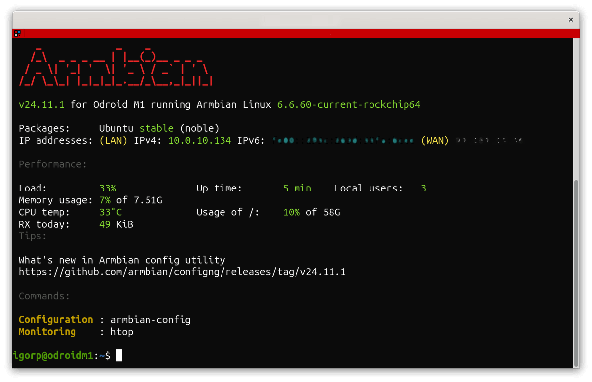 Armbian Linux tweet media