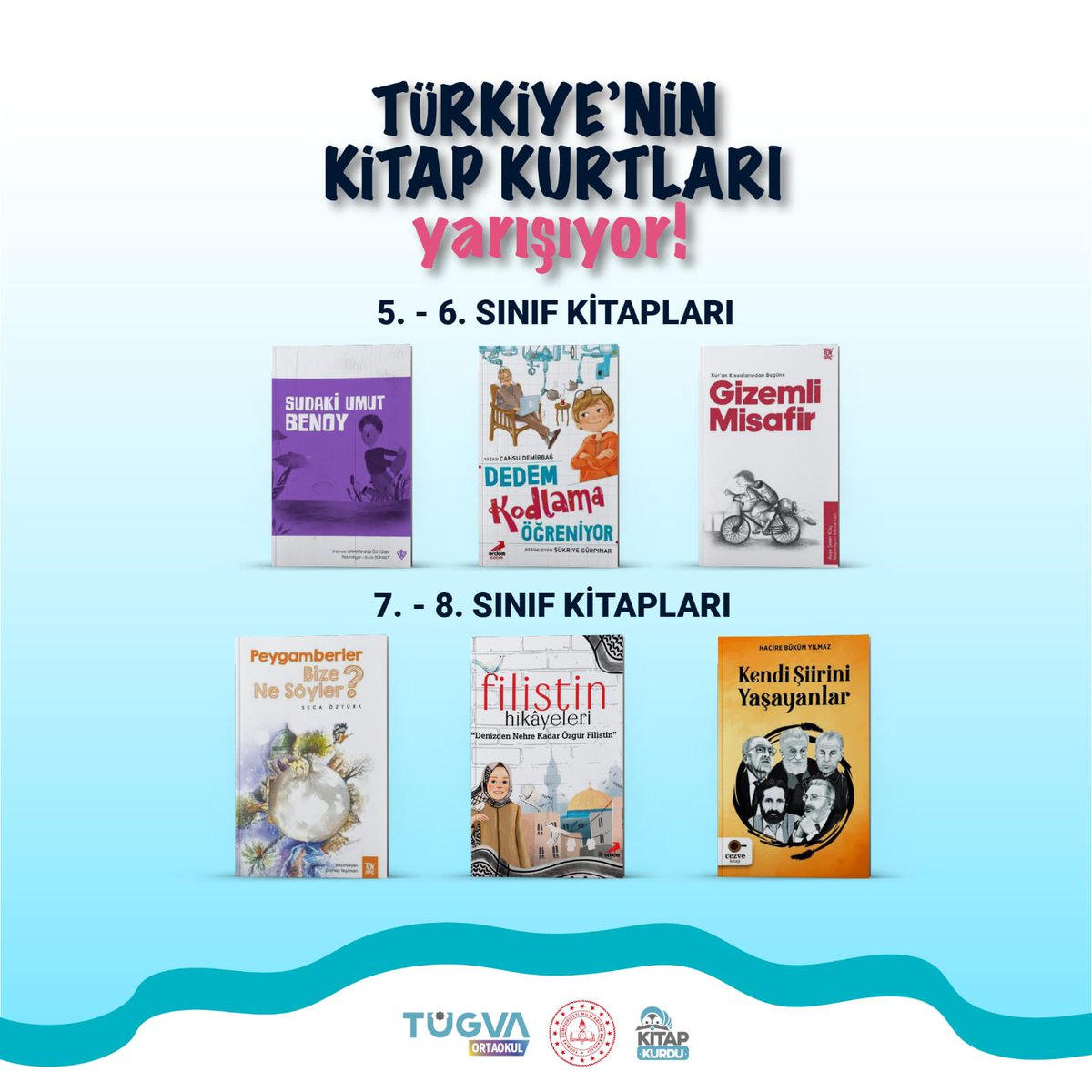 Kitaplar masanın üzerine çıksın ve yarışma başlasın! 😎  

Kitap Kurdu Yarışması’yla ödüller kazanırken kitap dünyasında yeni maceralara atılın! 

📲tugvamarketing.powerappsportals.com/kitapkurdu/

#KitapKurtlarıYarışıyor