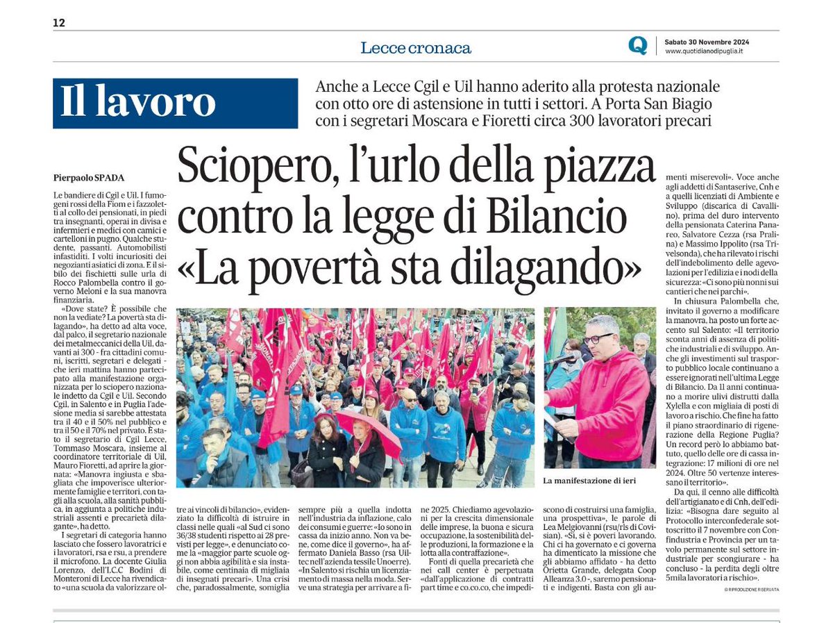 Coordinamento UIL Lecce tweet media