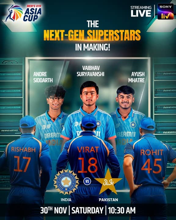 Indian team ko hamesa se hi support kar rhe h  
Aaj support ki jarurat h indu19 team ko 

Team ki fight abhi jari h 149-5
Nikhil kumar 58* well played 

Dekhte h kon kon h team ke support me 
#AsiaCup 
#indU19vspakU19