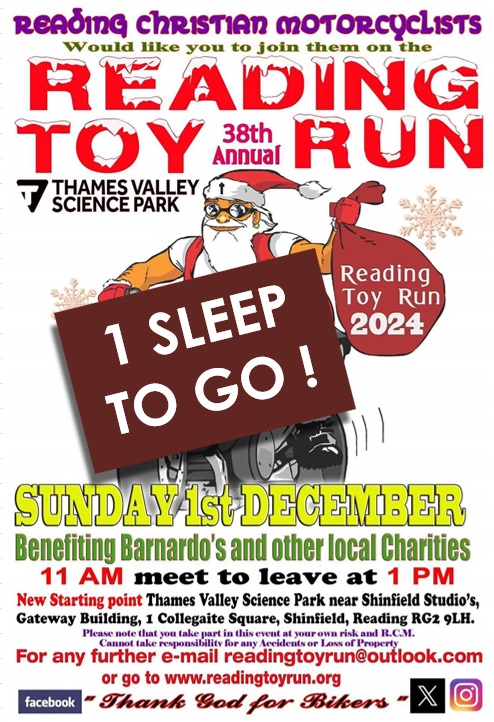 readingtoyrun's tweet photo. Las day to get your bikes looking festive ready for tomorrows @readingtoyrun https://t.co/TBxHu7N5MF