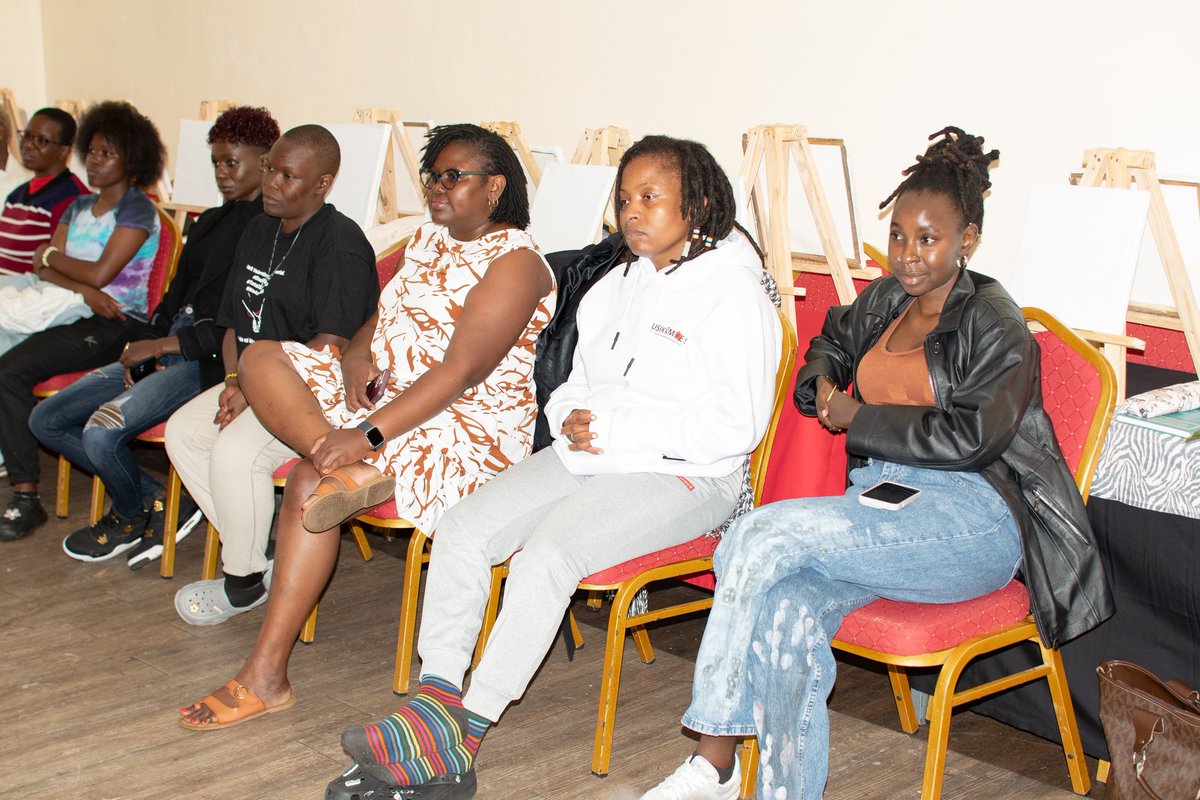 She_Huru's tweet photo. As feminist activists, we recognise burnout. 
As feminist activists, we recognise fatigue. 
As feminist activists, we recognize self-care. 
On the 25th and 26th of November, we were part of the Feminist Healing Convening by @FeministsKE @Zamara_fdn and @amwaafrika https://t.co/x1IDRVLbe6