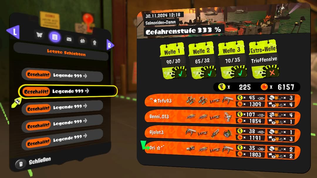 A lot of great 200+ rounds in this golden grounds rotation:0 #NintendoSwitch #Splatoon3 #salmonrun