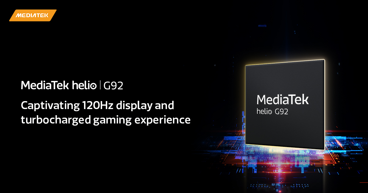 MediaTekIndia's tweet photo. Introducing #MediaTekHelioG92, featuring an octa‑core CPU with two big Arm cores operating at speeds of up to 2GHz. It comes with smooth displays, excellent photography capabilities &amp; #MediaTekHyperEngine technology for better gaming experiences.

https://t.co/4D7LQDA9Z8 https://t.co/0W651WljGY