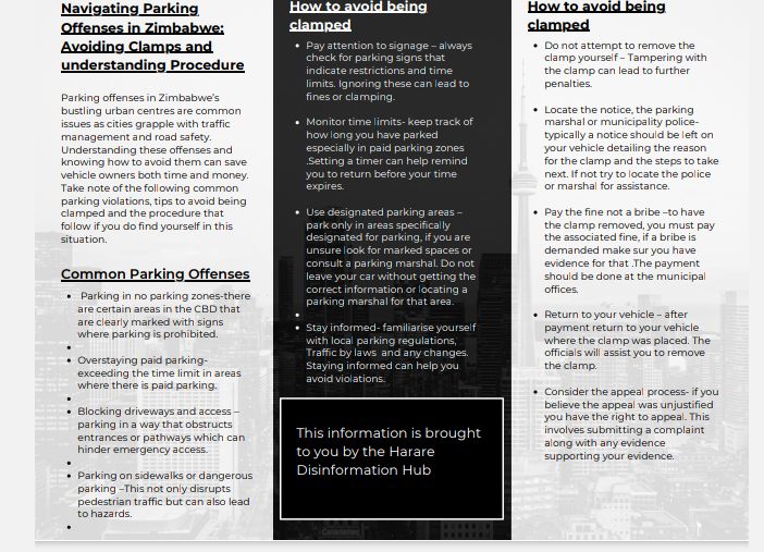 Harare infomation Integrity Hub tweet media