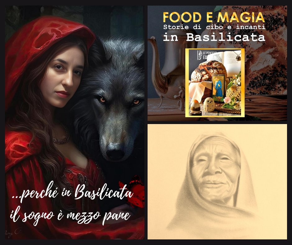 FoodfileBas's tweet photo. La #ricetta per 1 Kg di racconti senza un inizio né una fine ma solo una porta per la #Bailicata

300 g di antropologia

300 g di storia

300 g di gastronomia

100 g di magia

Mise en place: Cucibocca, Maggio di Accettura, Grande Madre, Mascìara👉https://t.co/D1O3AsNBGw https://t.co/7pBnERMZwP