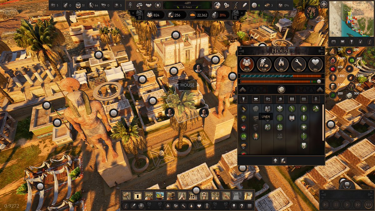 The higher the level of a house, the greater its demands! 🏠 At a certain point, they’ll require various additional goods. But don’t worry—you can always check what’s needed by simply clicking on the house! 🔍