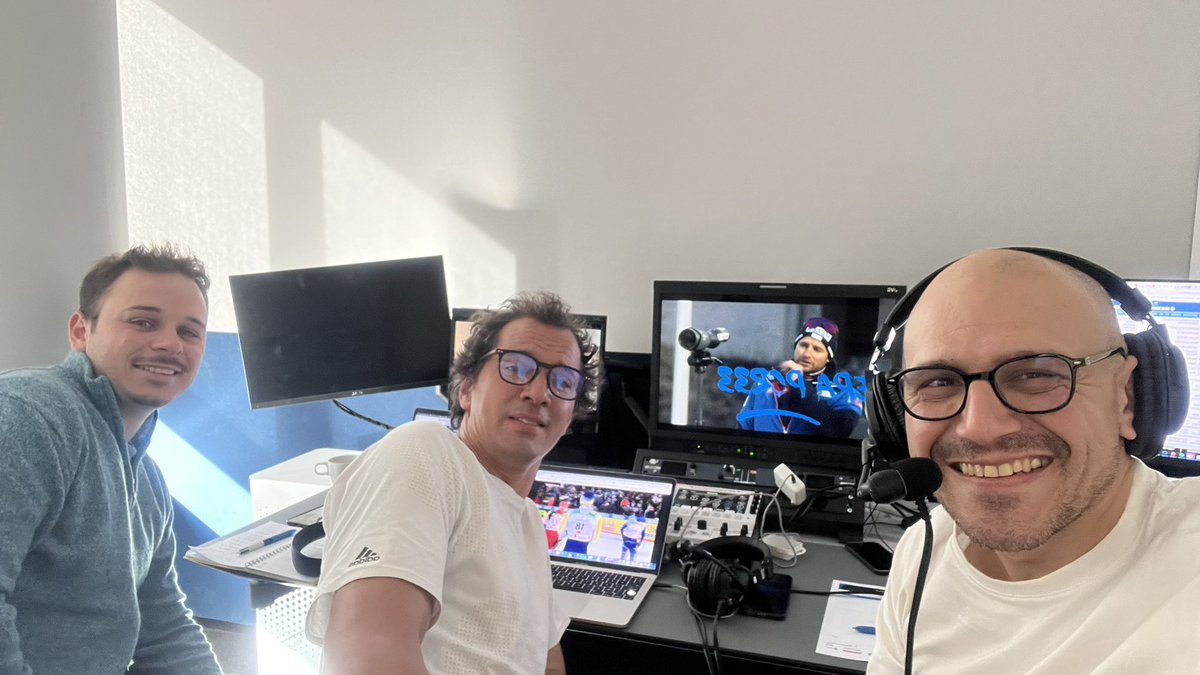 On démarre dans quelques minutes sur Eurosport1 et les applis avec #loisHabert  et Tom Lahaye-Gofart pour le biathlon ah Kontiolahti ! #chaletclub #eurosport