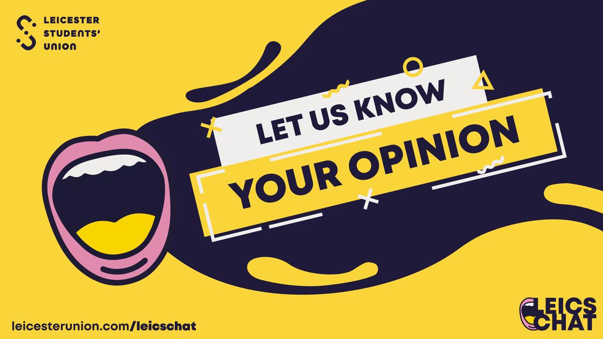 There's still time to fill in our LeicsChat survey! There's still TONS of prizes to giveaway✨
There are DAILY prize draws so the sooner you fill in the survey, the more chances you have to win! 🎉
👉 leicesterunion.com/leicschat