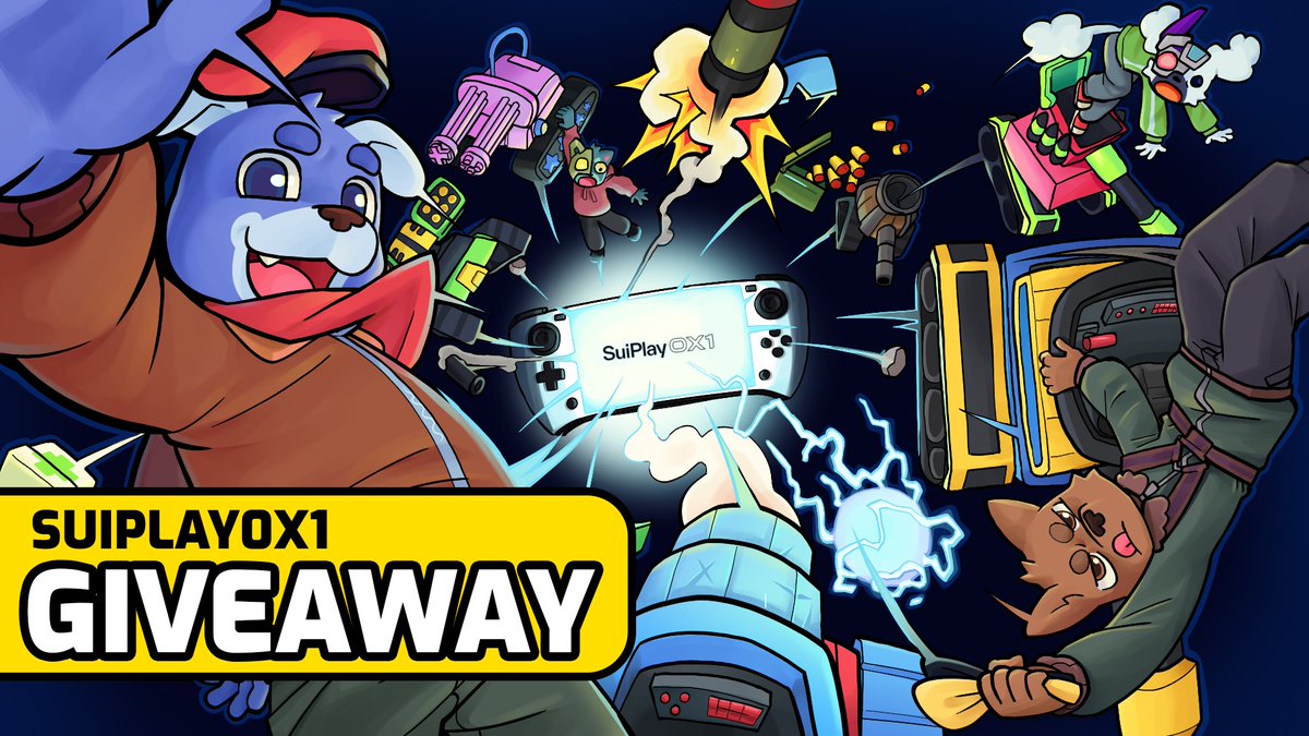 SUIPLAY0X1 GIVEAWAY 🎮🎁

To celebrate #SuiSmackdown we’re giving away a <a href="/SuiPlay/">SuiPlay</a> device 🤯

How to be enter 👇

1️⃣ Make an original creative video of Panzerdogs (Montage/Tutorial/Smackdown Coverage)

2️⃣ Tag <a href="/Panzerdogs/">Panzerdogs 🪖 🐕</a> <a href="/Suiplay/">SuiPlay</a> &amp; use #SuiSmackdown &amp; #Suiplay0x1

Post Engagement