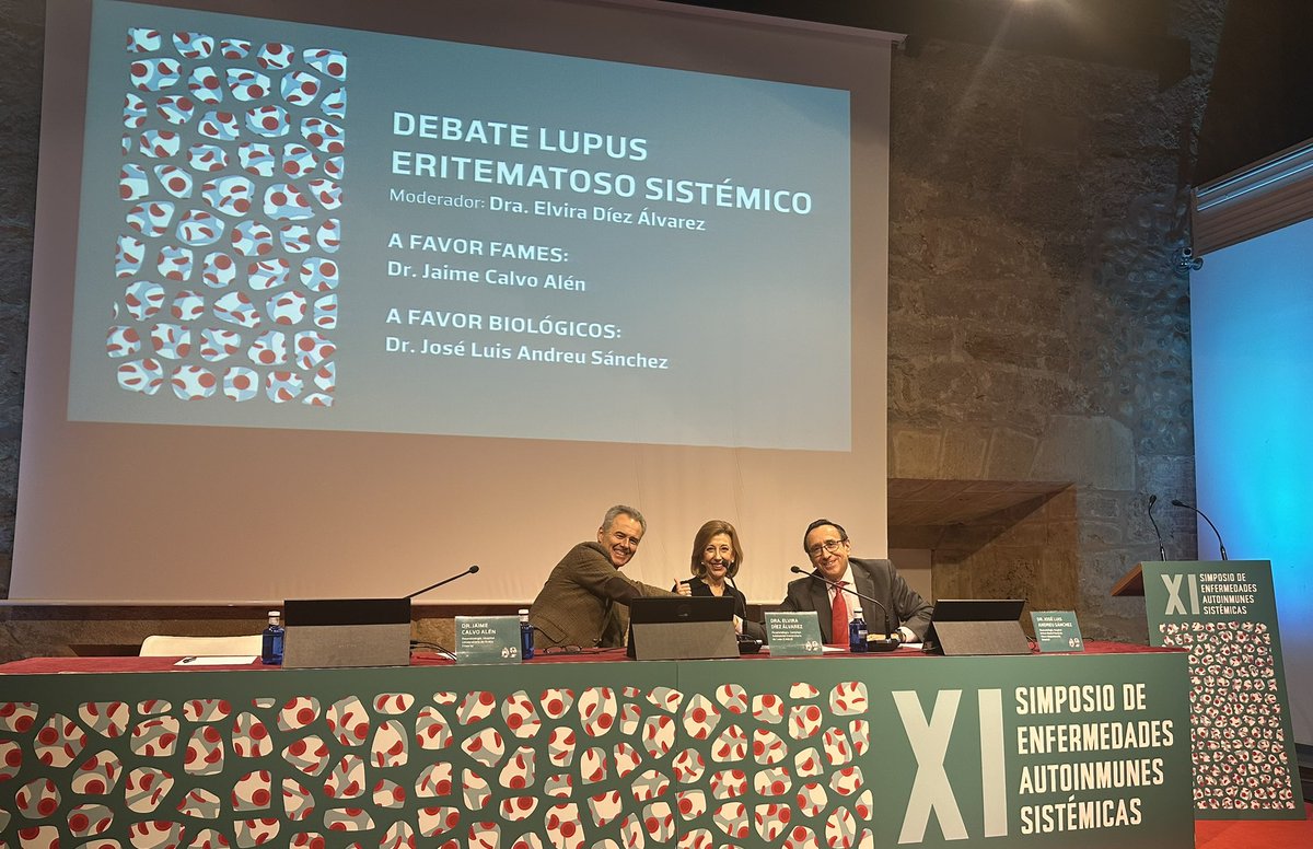 Clara Moriano (@claramoriano) on Twitter photo #XISimposioEAS24
Excelente debate en LES: FAMEs VS Biológicos. Revisión de la evidencia y de la experiencia! Magníficos ponentes <a href="/jlandreu2014/">Jose Luis Andreu</a> vs <a href="/jimmy_calvo/">Jaime Calvo Alen</a>
Gracias 🤩 #XISimposioEAS24
Excelente debate en LES: FAMEs VS Biológicos. Revisión de la evidencia y de la experiencia! Magníficos ponentes <a href="/jlandreu2014/">Jose Luis Andreu</a> vs <a href="/jimmy_calvo/">Jaime Calvo Alen</a>
Gracias 🤩