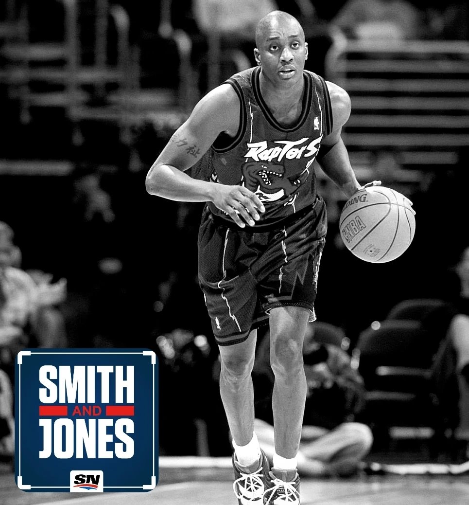 For your weekend listening pleasure...the latest edition of Smith &amp; Jones...

Former Raptor Dee Brown reminisces about mentoring TMAC &amp; Vince, memories of T.O. overall, the WNBA, the Reebok PUMP &amp; more.

🍎 podcasts.apple.com/ca/podcast/dee…

🟢 open.spotify.com/episode/1wVEEA…

#raptors #WeTheNorth