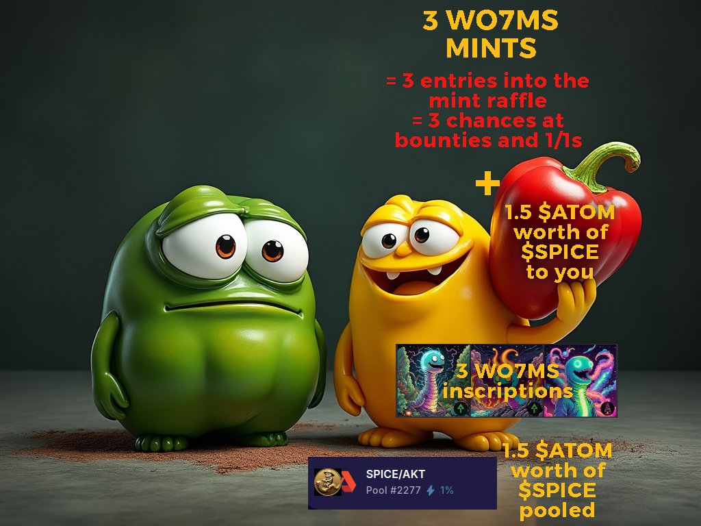 Cosmos WO7MS | Minting NOW 🪱☄️⚛️ tweet media