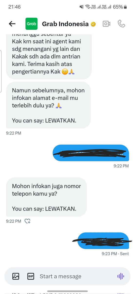 DeryIgnatius's tweet photo. @GrabID Sama aja, ditungguin juga no respon
Kocak @GrabID https://t.co/RLL08gqelD