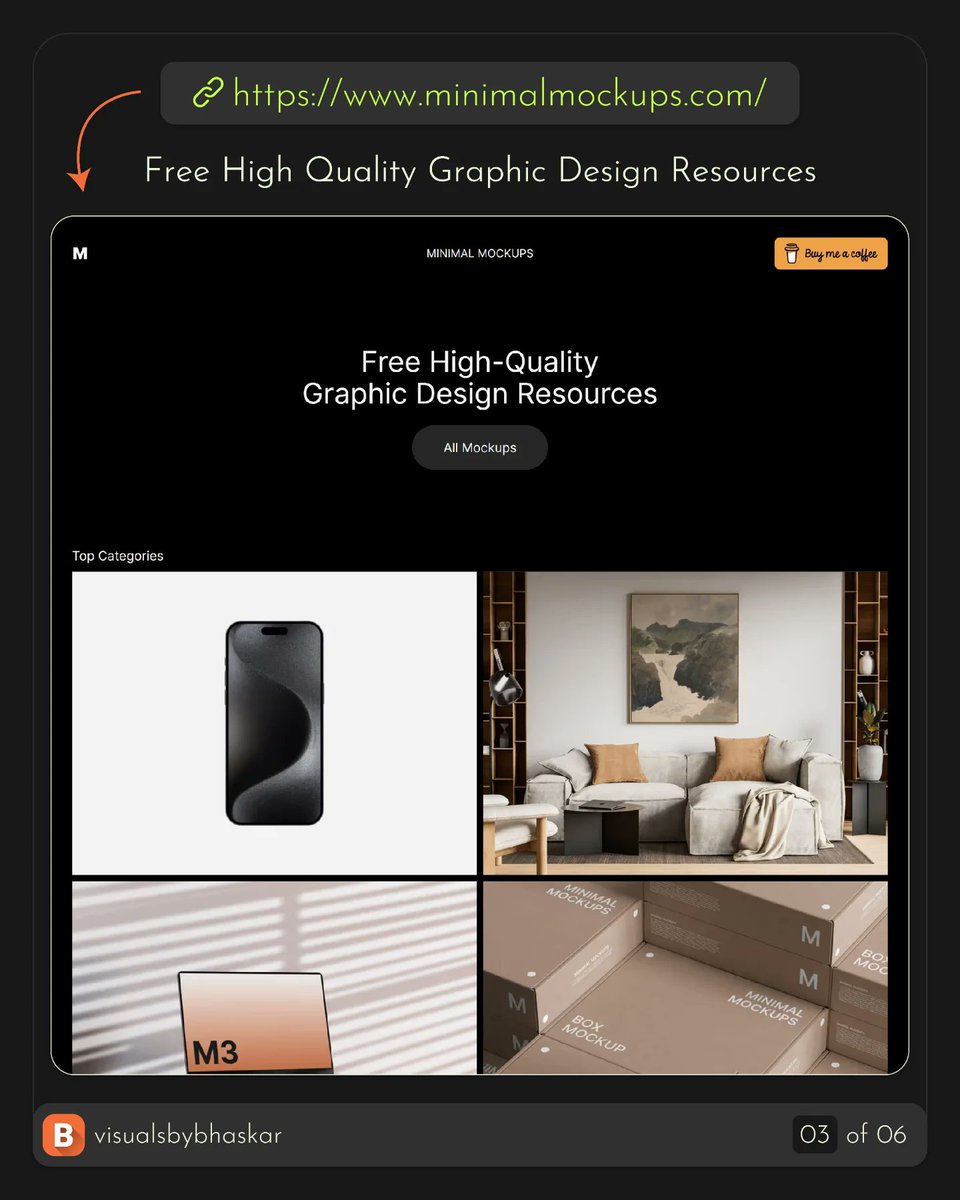 visualbybhaskar's tweet image. Sites For Designers

Swipe through to explore top websites every designer must bookmark!

#DesignerResources #WebsitesForDesigners #CreativeTools #GraphicDesign #UIUX #DesignInspiration #FreeDesignTools #ProductivityHacks