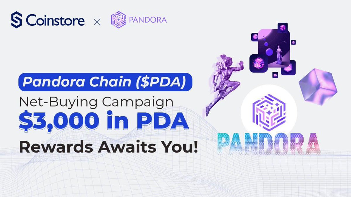 BurnhamCynthia1's tweet photo. PDA Net-Buying Campaign is LIVE! Buy 90 PDA and join a $3,000 reward pool. Don’t miss this exclusive chance! 📆 Ends Nov 30. Register now: https://t.co/4z5p0JahWg
https://t.co/8EZDceEbve
#PDA #Netbuy #Campaign #Coinstore
@CoinstoreExc @PandoraChain_ https://t.co/zKSoCiaabv