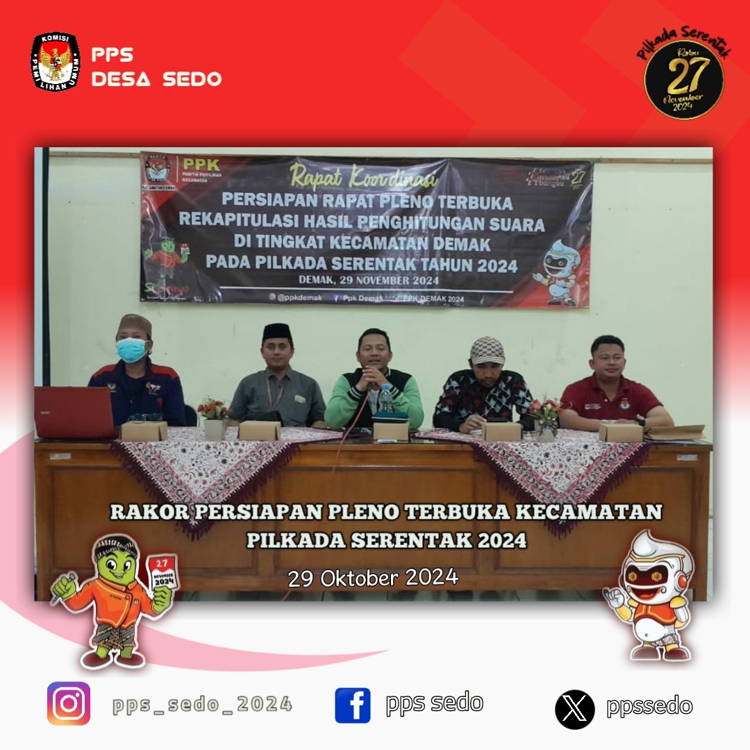 ppssedo's tweet photo. @ppk_demak
@kpudemak
@kpujateng
@kpu_ri 
@kpujateng 
#sobatpemilih
#kpumelayani
#pilkada2024
#demak
#pps
#sedo https://t.co/AuvTV4hKbW