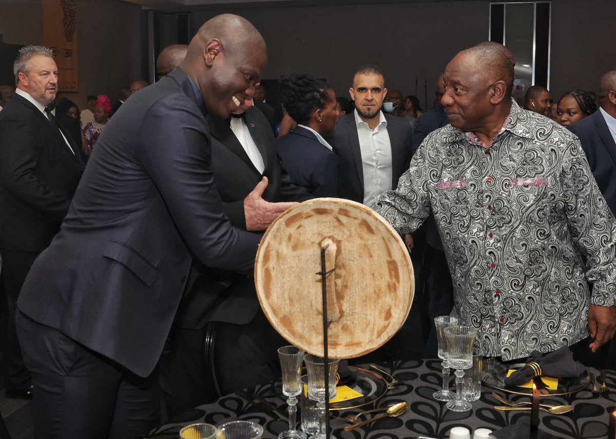 DIRCO South Africa (@dirco_za) on Twitter photo PHOTOS | Minister <a href="/RonaldLamola/">Minister: International Relations and Cooperation</a> attended MTN’s 30th anniversary dinner celebration with President Cyril Ramaphosa.
#30YearsOfMTN PHOTOS | Minister <a href="/RonaldLamola/">Minister: International Relations and Cooperation</a> attended MTN’s 30th anniversary dinner celebration with President Cyril Ramaphosa.
#30YearsOfMTN