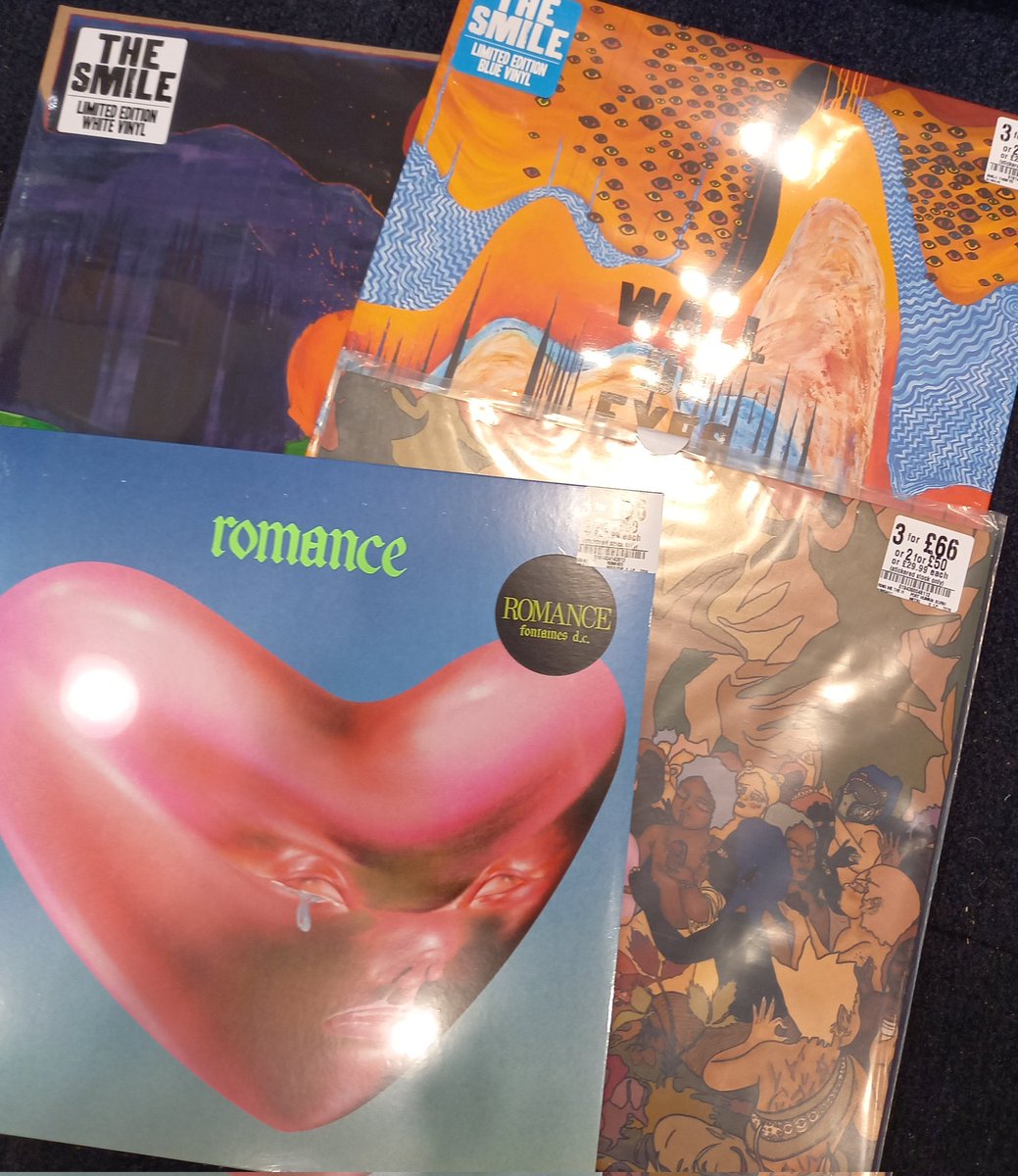 hmvSheffield's tweet photo. Loads more fab titles added to the
3 for £66 or 2 for £50 #vinyl offer!
#FontainesDC #TheSmile #BringMeTheHorizon #TheLibertines #LastDinnerParty #NoahKahan #twentyonepilots #DuaLipa #oliviarodrigo #sabrinacapenter #Raye
#hmvcrazydeals #BlackFriday
#vinylcollection 🎵🛍💿 https://t.co/i2jVPIZZ4e