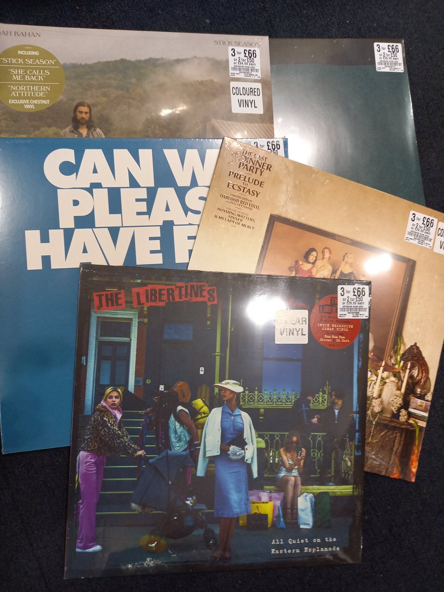 hmvSheffield's tweet photo. Loads more fab titles added to the
3 for £66 or 2 for £50 #vinyl offer!
#FontainesDC #TheSmile #BringMeTheHorizon #TheLibertines #LastDinnerParty #NoahKahan #twentyonepilots #DuaLipa #oliviarodrigo #sabrinacapenter #Raye
#hmvcrazydeals #BlackFriday
#vinylcollection 🎵🛍💿 https://t.co/i2jVPIZZ4e
