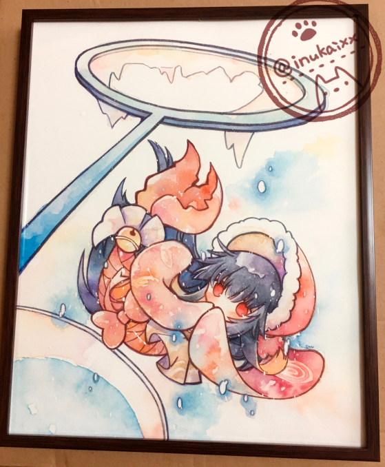「文化人魚のすくいかた#あいの木書店 」|犬飼/さかなのマーチ【BOOTH新作追加/名古屋コミティア【D-24】】のイラスト