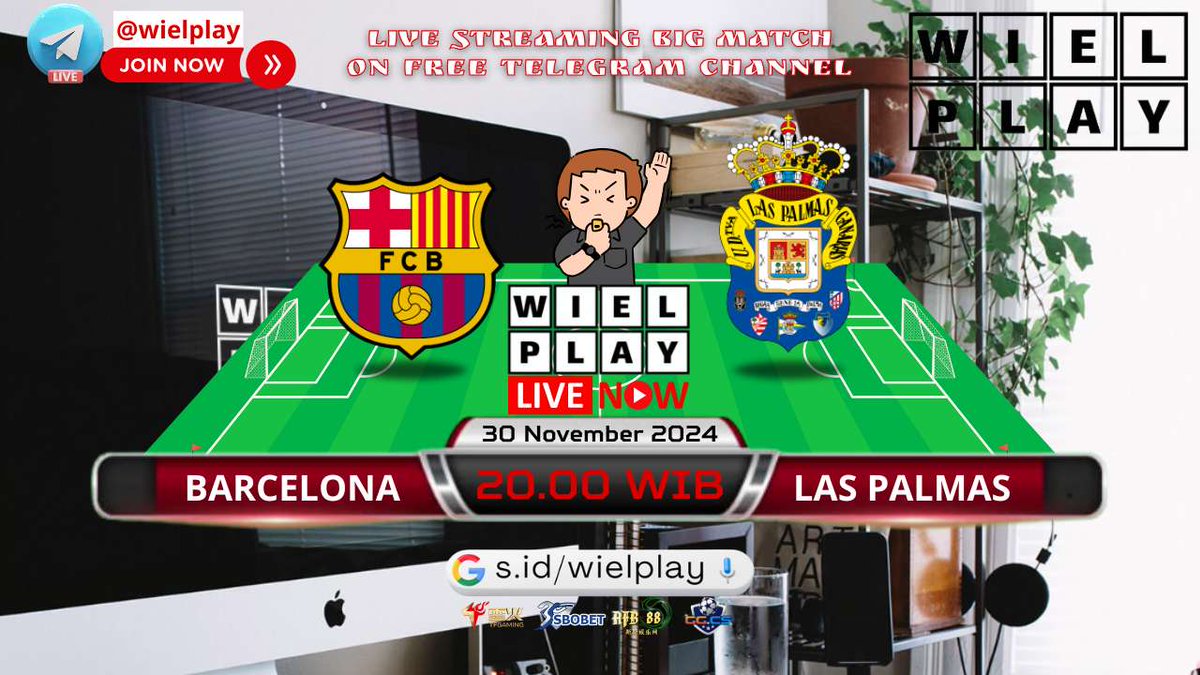 infolgaming's tweet photo. Matchday Barcelona vs Las Palmas Malam ini
Tayang Gratis di Wielplay Telegram Streaming

Info Link: https://t.co/QKSguHP05P
Akses full gratis 🤑 Cukup Follow Saja https://t.co/ISO86aTt9w