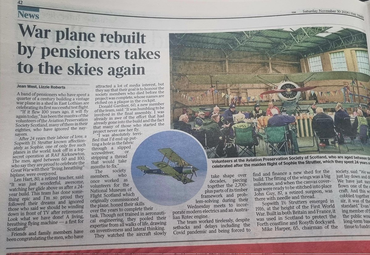 Very cool. Our friends at the APSS