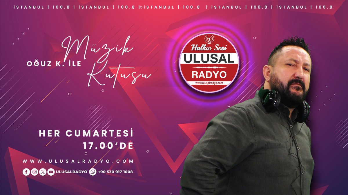 UlusalRadyo's tweet photo. Dillere pelesenk şarkıların noktası, unutulmaz müzisyen ve müzik gruplarının en sevilen şarkılarının yayınlandığı #OğuzK. tarafından sunulan #MüzikKutusu programında 30 Kasım 2024 Cumartesi #EmelMÜFTÜOĞLU şarkıları sizlerle.

#OğuzKileMüzikKutusu #Cumartesi Saat: 17.00'de https://t.co/VqEMxghNcf