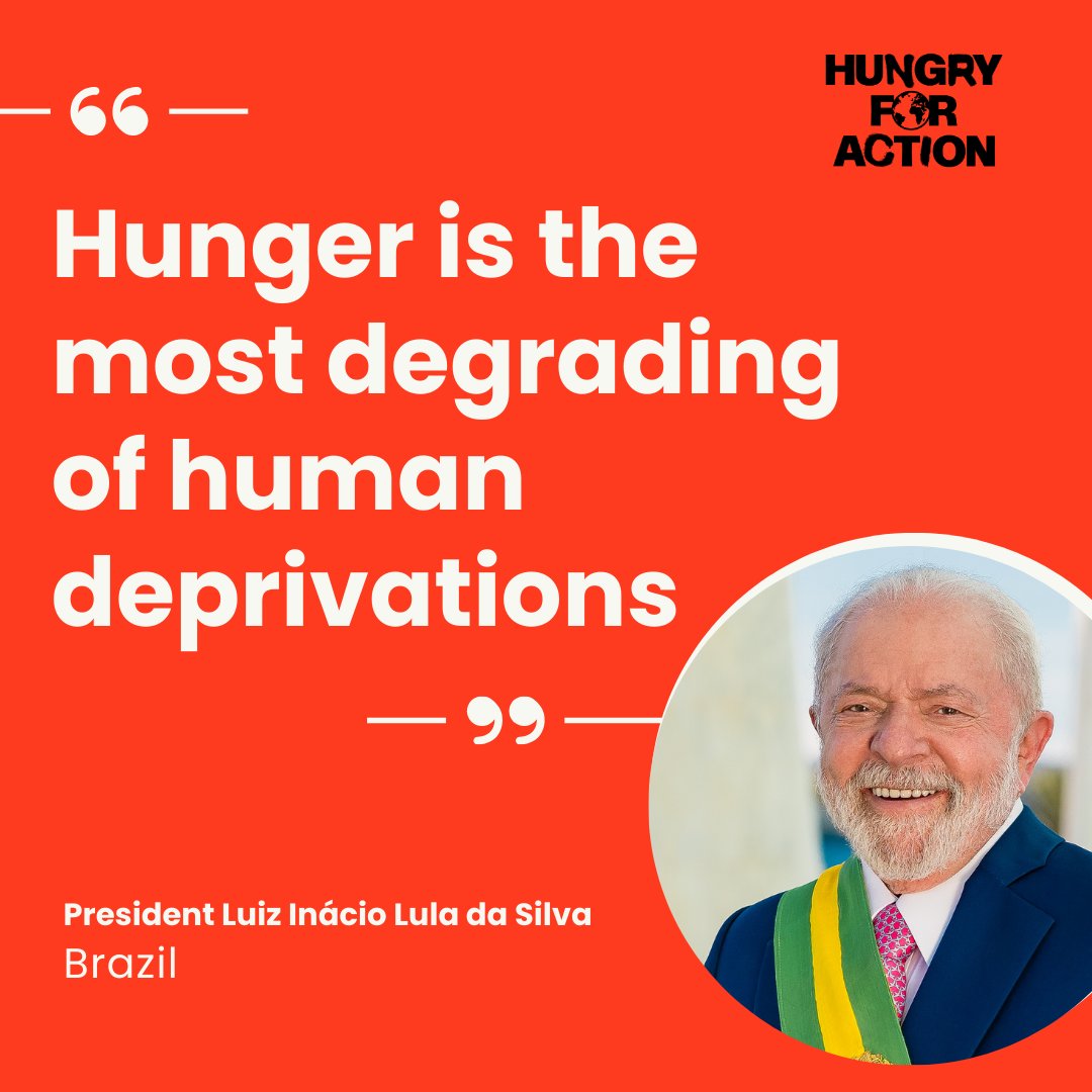 We extend our deepest gratitude to <a href="/LulaOficial/">Lula</a> for #Brazil's exemplary leadership as #G20 President. Your vision and dedication, especially the launch of the Global Alliance Against Hunger and Poverty, have set a remarkable standard in tackling the #globalfoodcrisis.