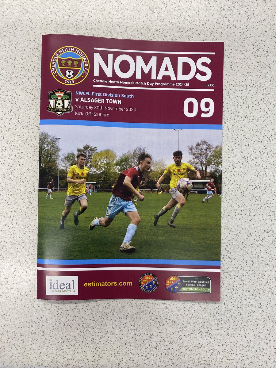 Today’s Matchday programme #WeAreNomads
