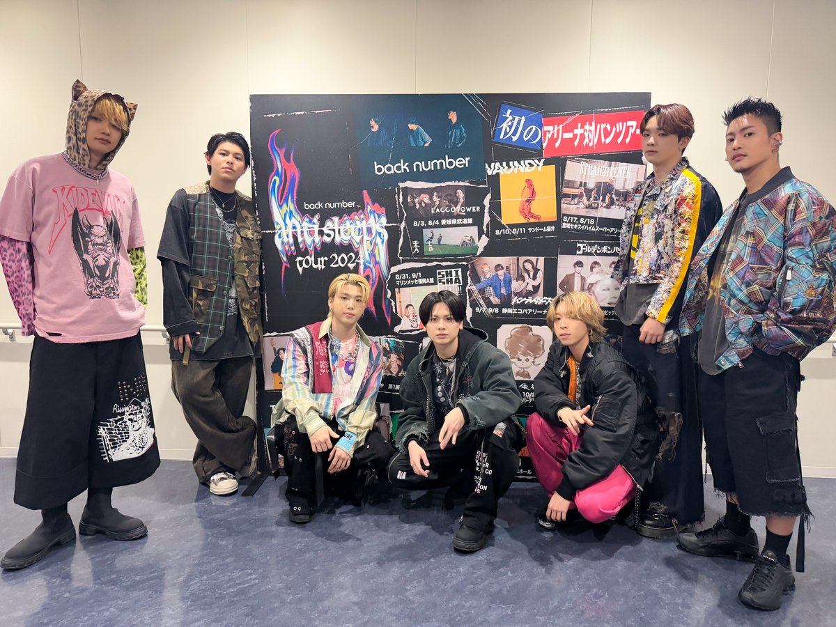 BEFIRSTofficial's tweet photo. 2024.11.30
「anti sleeps tour 2024」
@backnumberstaff

#backnumber
#antisleepstour2024
#backnumber対バンツアー
#BEFIRST https://t.co/UVihgo3EJV