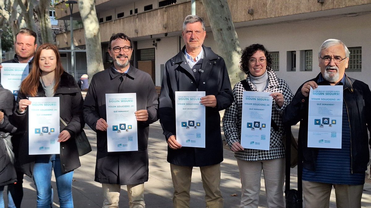 jmartigalbis's tweet photo. Davant els problemes d manca d convivència i d’inseguretat als barris d la franja del #Besòs i la incapacitat de @jaumecollboni per fer-hi front, l’equip de @JuntsxCatBCN hem portat a terme una encartellada a #StMartí #NouBarris i #StAndreu per demanar solucions ja!
@TriasperBCN https://t.co/ZIy3djeudn