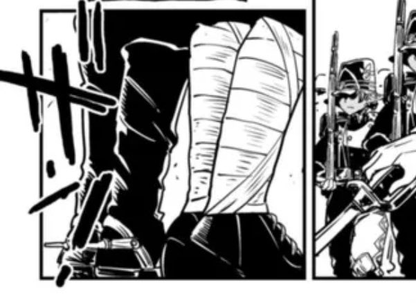 野上先生、そういった部分を原作の長い文章から抽出してさりげなく描写されるの、ほんと凄いですよ…
件の靴はちゃんと猟兵はゲートル含めて騎兵との違いまで描かれてますし。

最新話ですと、よく見ると過去のグレーベンが懐中時計持ってますでしょう? 