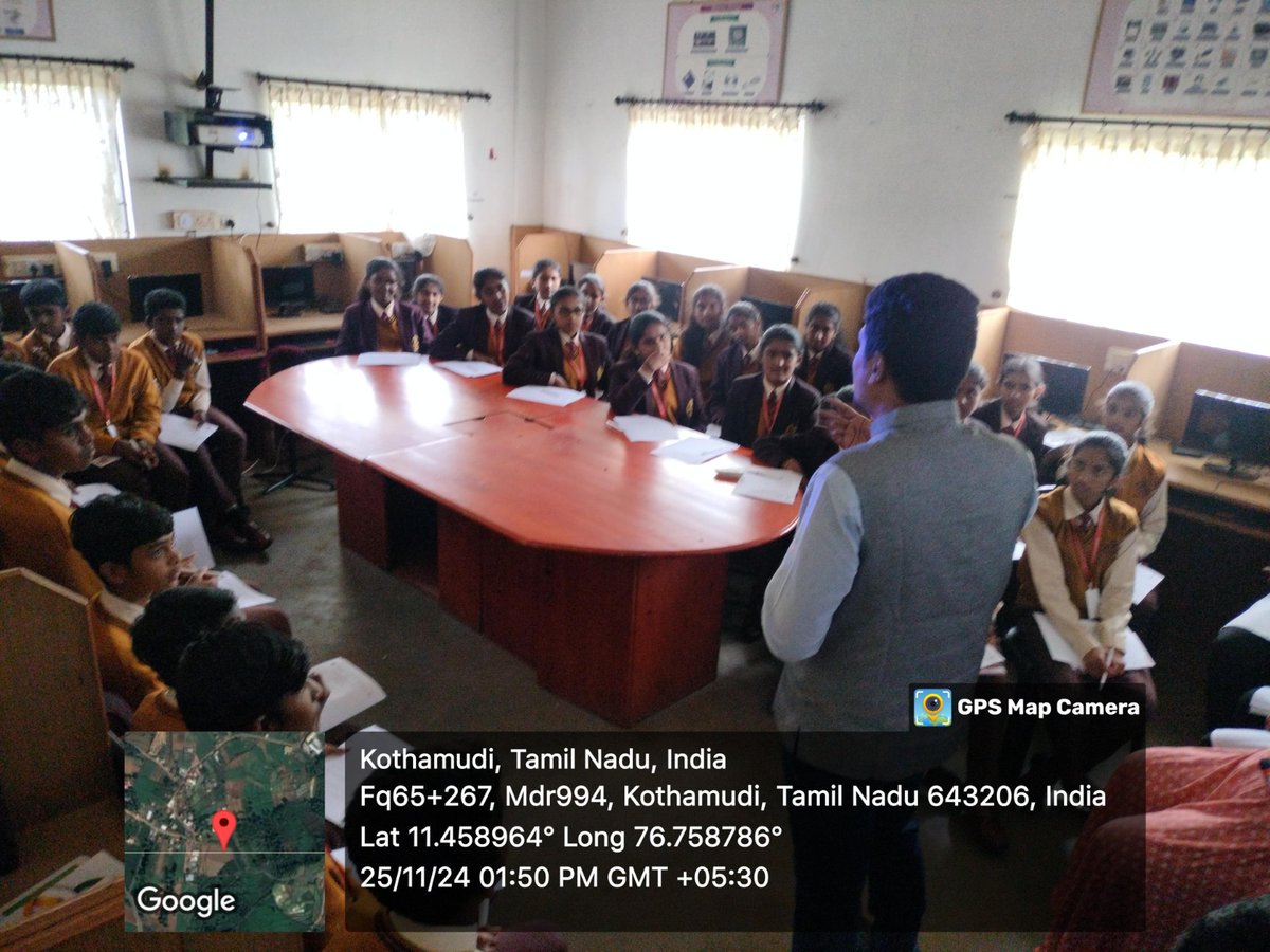 VMLS conducted a Legal Career Guidance Program at Gurukulam Matriculation School, Thuneri, inspiring students to explore legal education and shape successful futures. #VMLS #CareerGuidance #EmpoweringYouth