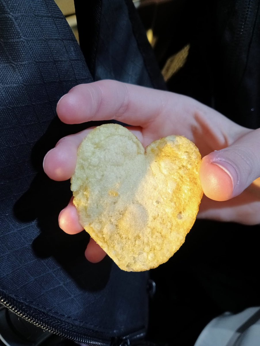 CreativeType14's tweet image. My daughter found this yesterday 
#LoveFromWalkers 
@walkers_crisps