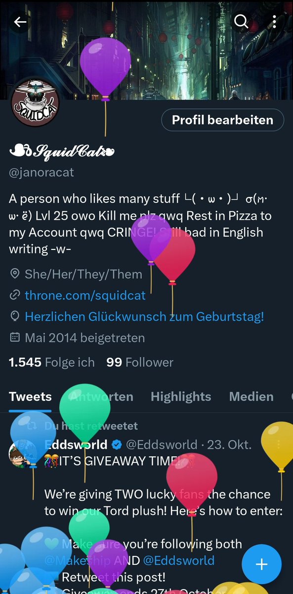 Oh no, it happened again. Let me alone, you weird flying fruits!!!