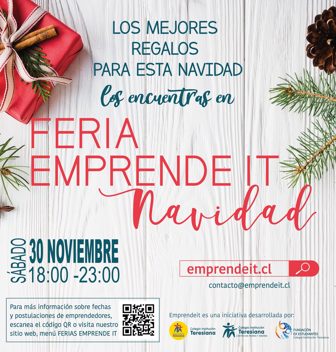 PrietoChocolate's tweet photo. Hoy estaremos de 18 a 23 horas en el colegio Institución Teresiana. Isabel la Católica 7445, las Condes.  ¡Nos vemos! https://t.co/agZIeB1dmp