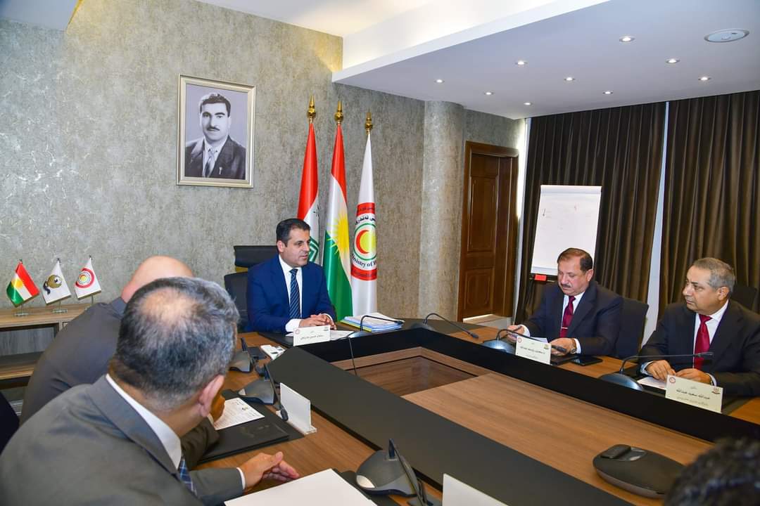 dlovanjalal's tweet photo. The regular meeting of the Ministry Council was held under the supervision of the Minister of Health, Deputy Minister, Advisors and Directors General.  Assessment of the general health situation and services in health institutions has been discussed. https://t.co/llnJyWlUy5